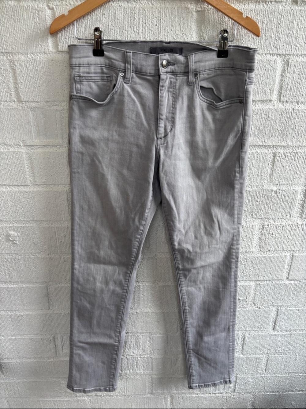 Joe's Jeans Light Gray Slim Stretch Denim Jeans sz 31